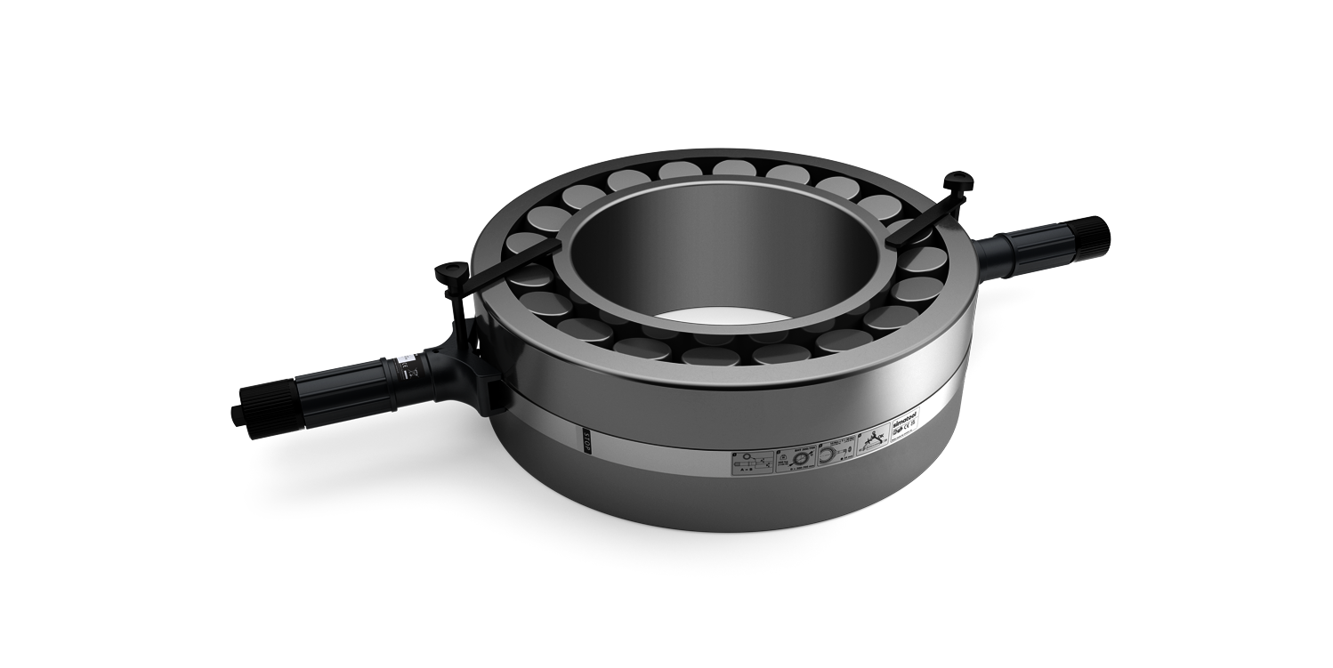 simatool Bearing Handling Tool 500-700 with spherical roller bearings.